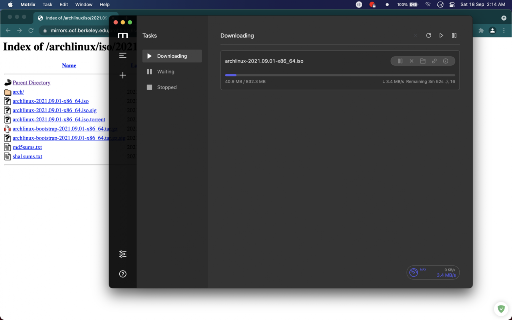 Motrix WebExtension screenshot