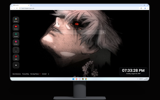 Kaneki One Eye Tokyo Ghoul Live Wallpaper screenshot