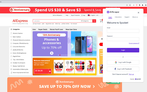 AliScraper - Aliexpress Dropshipping Importer screenshot