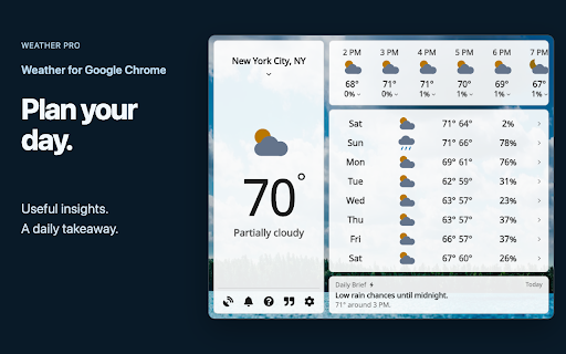 Weather screenshot