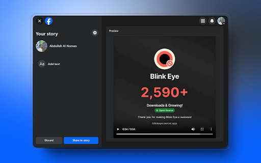 FB QuickStory - Post Video Stories on Facebook from Desktop screenshot