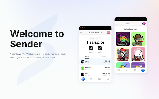 Sender Wallet screenshot