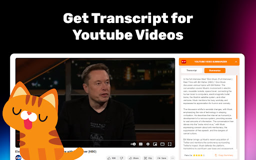 Youtube Transcript screenshot