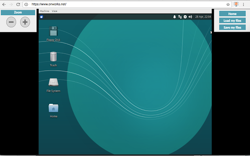 Ubuntu free online linux server screenshot