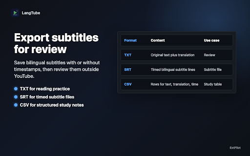 LangTube — Learn English with YouTube screenshot