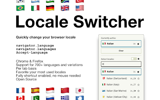 Locale Switcher screenshot