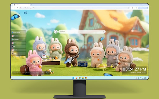 Labubu Friends Live Wallpaper screenshot
