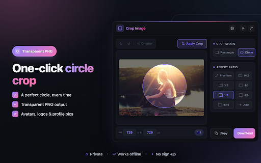 Image Cropper - Crop Photo & Circle Crop screenshot