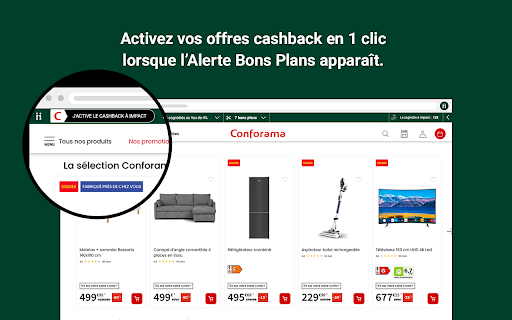 Mon alerte Cashback Miimosa screenshot
