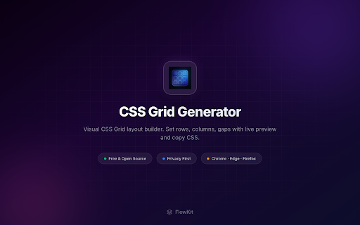 CSS Grid Generator screenshot
