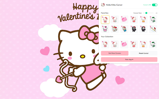 Hello Kitty Cursor ♥ Custom Cursor for Chrome™ screenshot