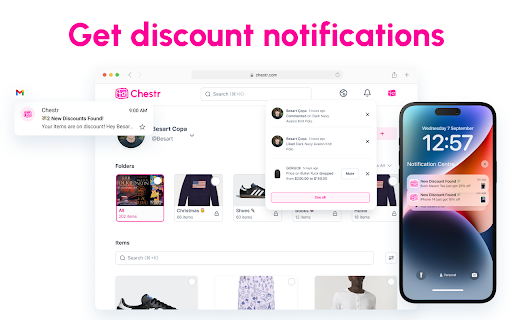 Chestr - Universal Shopping Wishlist screenshot