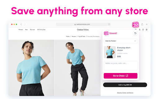 Chestr - Universal Shopping Wishlist screenshot
