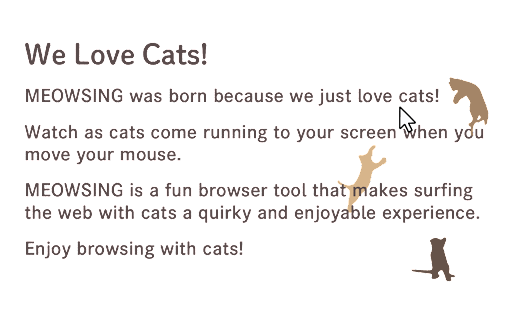 MEOWSING screenshot