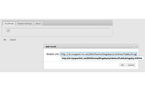 OpenLink YouID screenshot