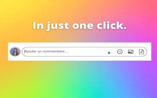 Unicat - LinkedIn GIF comment picker screenshot