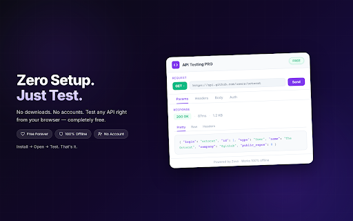 API Testing PRO by Zovo - REST and HTTP Client screenshot