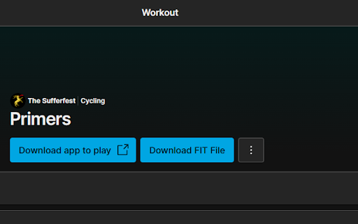 SYSTM FIT Export screenshot