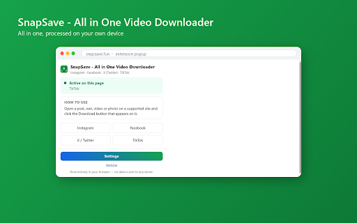 SnapSave - All in One Video Downloader screenshot