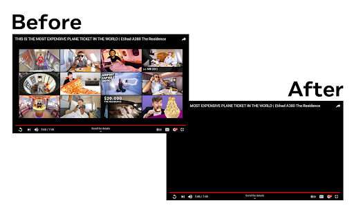 Remove YouTube End Cards & End Screen Videos screenshot