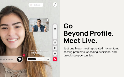 Meex – Get Meetings with Anyone screenshot