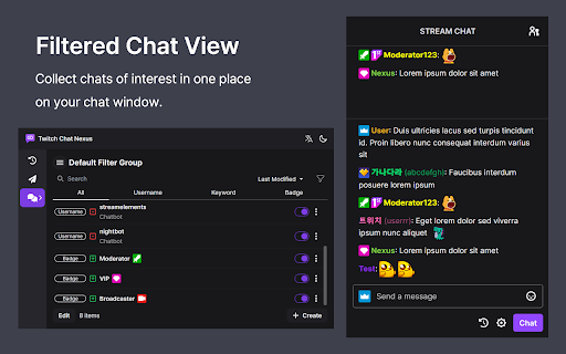 Twitch Chat Nexus screenshot