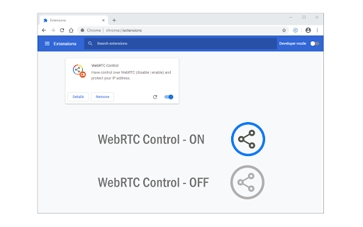 WebRTC Control screenshot