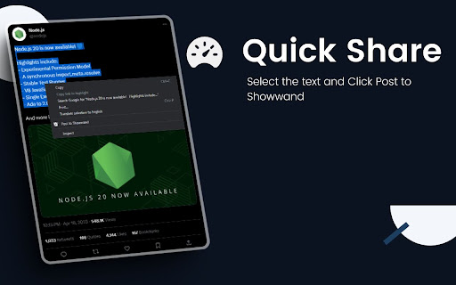 Showwand screenshot