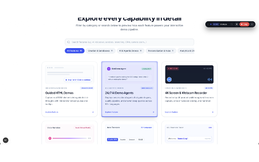 KickDemo.com: Tell Your Product Story with Interactive Demos screenshot