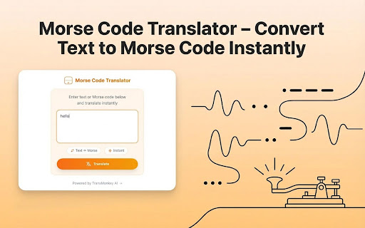 Morse Code Translator screenshot