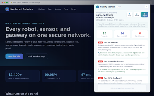 Map My Network screenshot