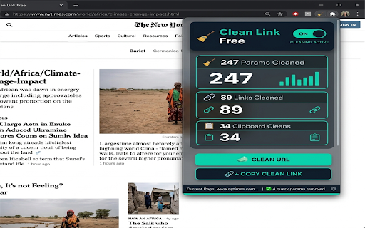 Clean Link Free — Fast UTM & Tracker Remover screenshot