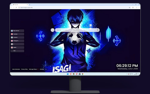 Yoichi Isagi Blue Aesthetic Live Wallpaper screenshot