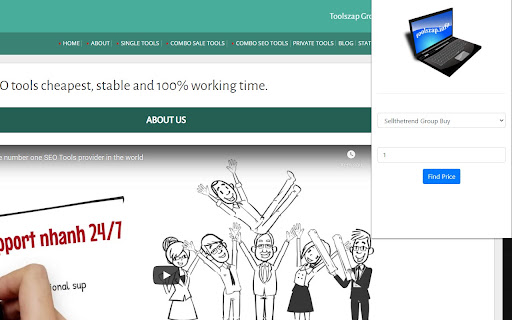 Toolszap screenshot