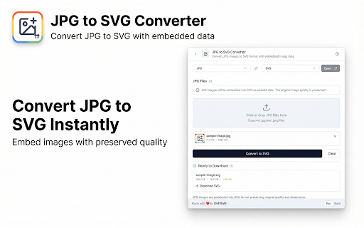 JPG to SVG screenshot