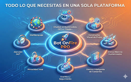 Bot OnFire PRO - WhatsApp Marketing Inmobiliario screenshot