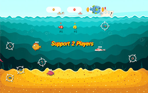 2 Player Fish Eat Fish Game screenshot