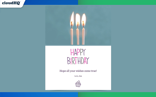 eCards for Gmail™ by cloudHQ screenshot