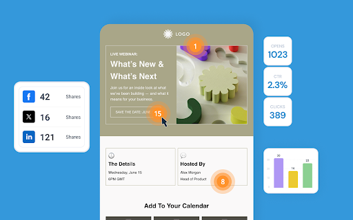 Publicate – Save Content, Build & Track Newsletters In Gmail & Outlook screenshot