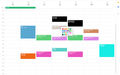 More Colors for Calendar! screenshot