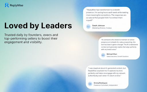 ReplyWise: AI Comment Generator screenshot