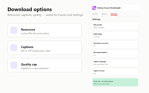 Udemy Course Downloader - Videos & Resources screenshot