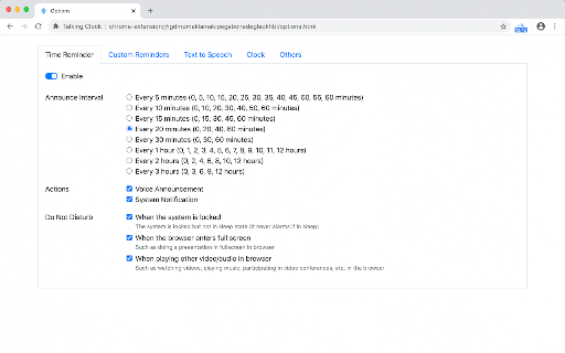 Talking Clock screenshot