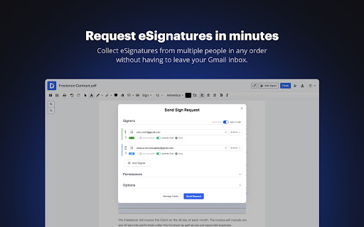 DocHub - Sign PDF from Gmail screenshot