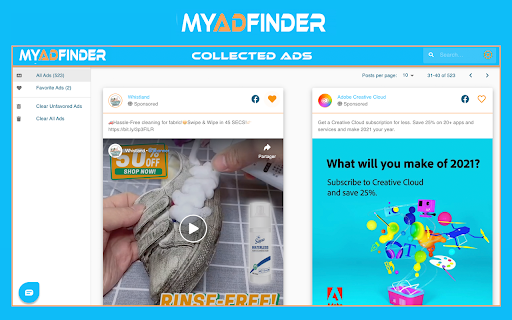 MY AD FINDER screenshot