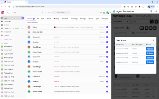 NovelVox Agent Accelerator for Dialpad screenshot