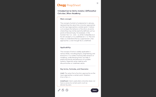 PrepSheet: Free YouTube Notes Generator screenshot