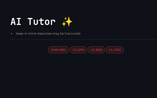 AI Tutor screenshot