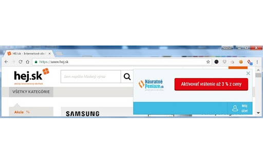 NávratnéPeniaze.sk Pripomienkovač screenshot