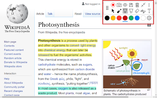 Annotate: Web Annotations with Screen Sharing screenshot